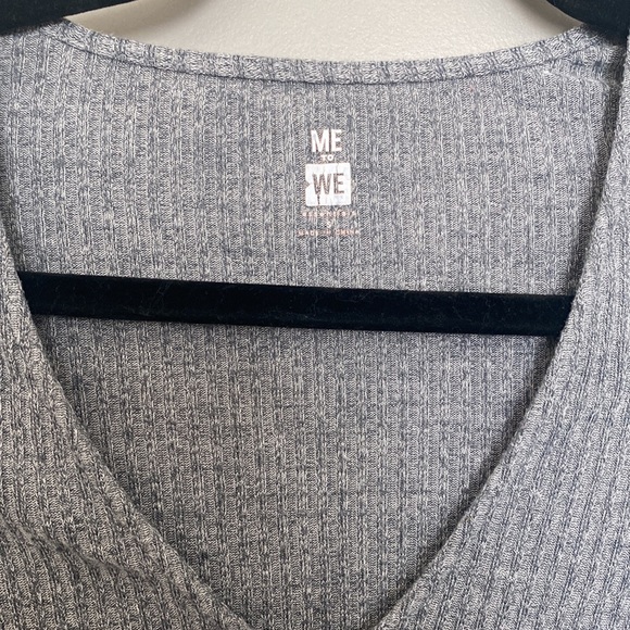 Me to We Grey Body Suit - Picture 2 of 4